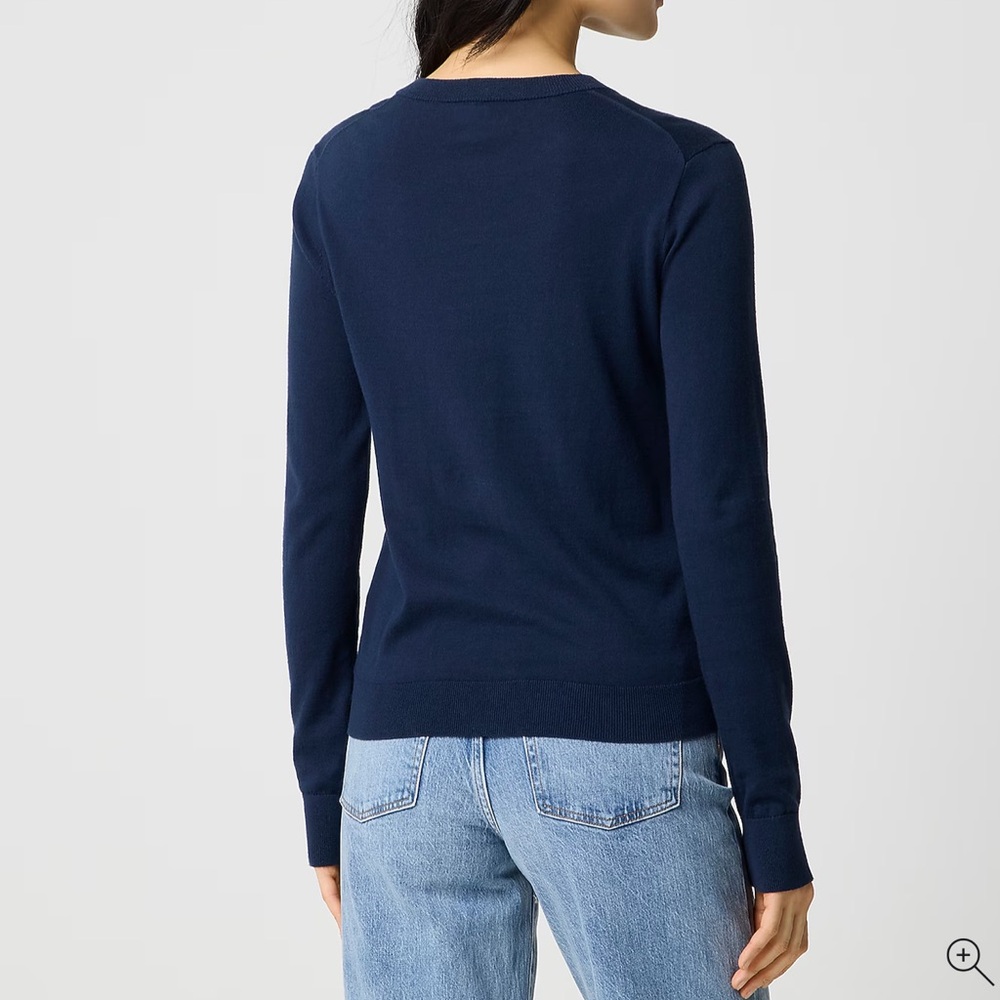J. crew navy blue cardigan size XXL NEW - Picture 2 of 10